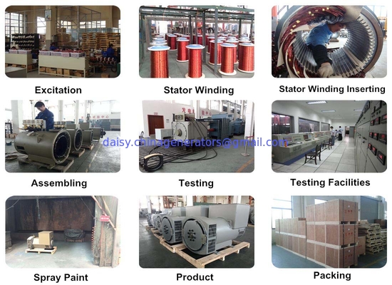 Fast Delivery Time--AC Brushless Alternator with Stock for Generator Part