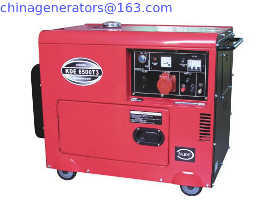 5kva air-cooled generator KDE6500T portable diesel generator for power supply
